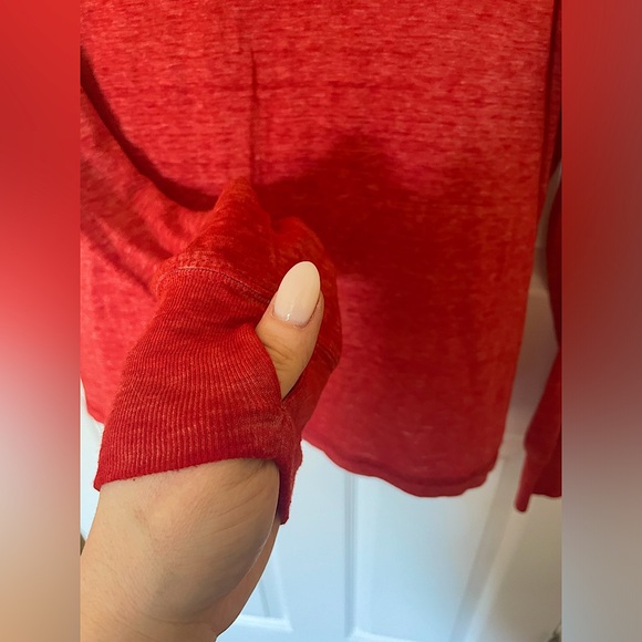 Free People Keep Rolling Solid Long Sleeve - Picture 4 of 7